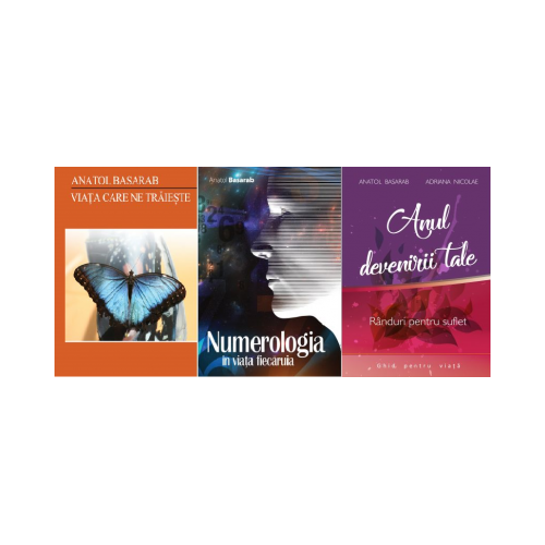 Despre Psihologie si Numerologie, autor Anatol Basarab - Pachet 3 carti