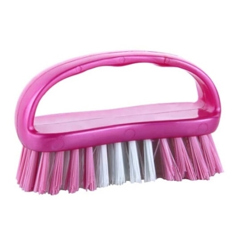 BeeHome Periuta pentru unghii, din plastic de culoare roz. Produs pentru igiena personala