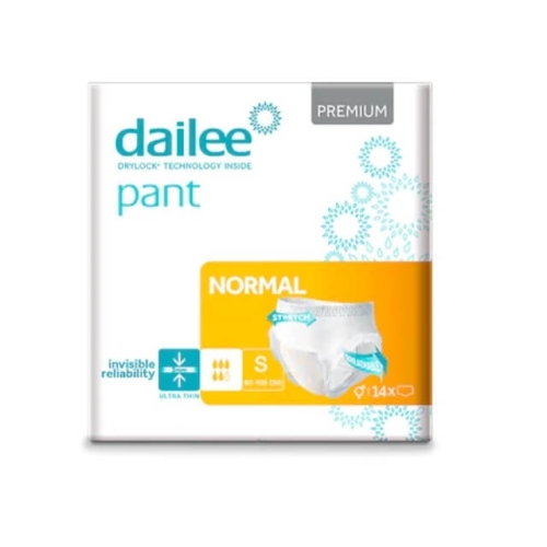 Dailee Premium Scutece tip chilot normal Marimea S (60-100 cm), 14 buc