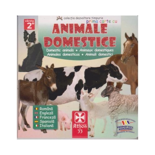 Prima carte cu animale domestice