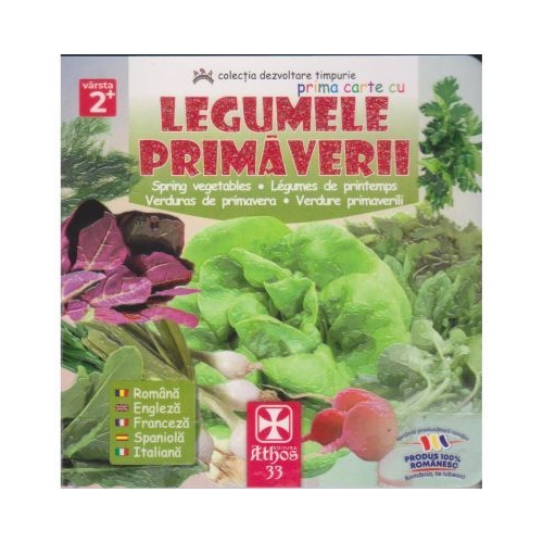 Prima carte cu legumele primaverii