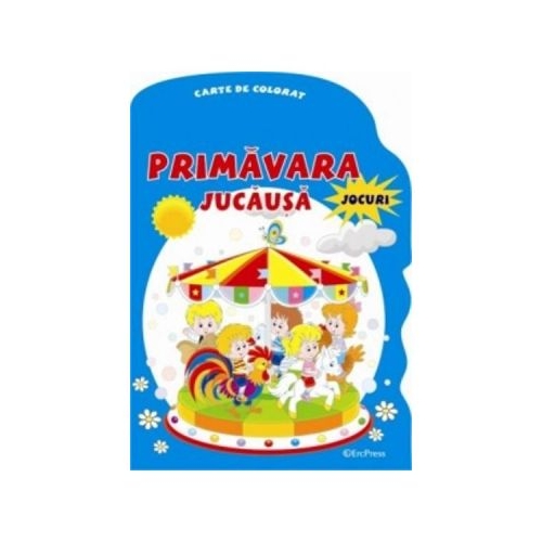 Primavara jucausa - Carte de colorat