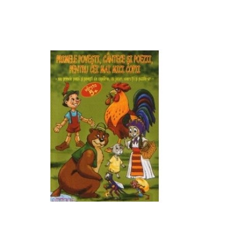 Primele povesti, cantece si poezii pentru cei mai mici copii (varsta 5+) - Lucia Cocisiu, editura Anteea