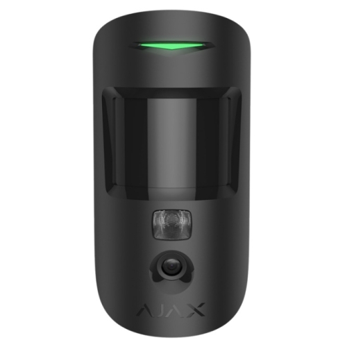 Detector de miscare wireless PIR MotionCam (PHOD), negru, Ajax