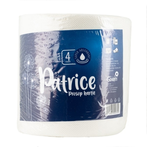 Patrice Prosop hartie super absorbant 4 straturi, 130 foi Prosoape si servetele de hartie Patrice grupdzc