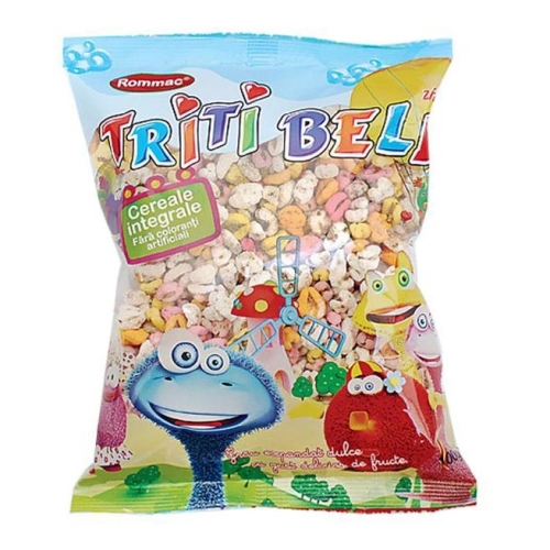 Pufarine triti bell aroma de fructe, 300 g, Rommac