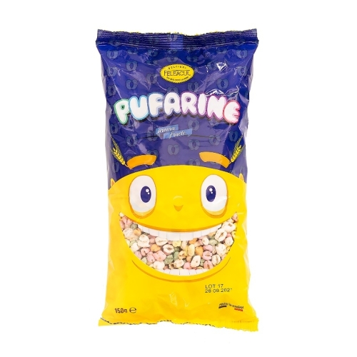 Pufarin aroma fructe 150 gr, Boromir. Dulciuri pentru copii si adulti