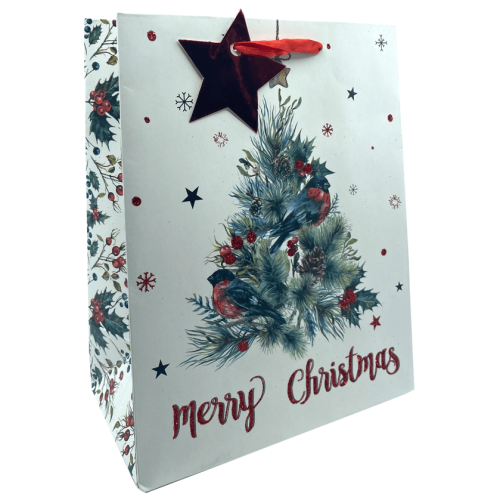 Punga cadou Merry Christmas 18x23x20 cm