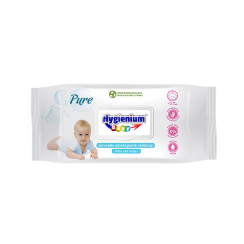 Servetele umede Pure Baby 80 buc cu capac Hygienium
