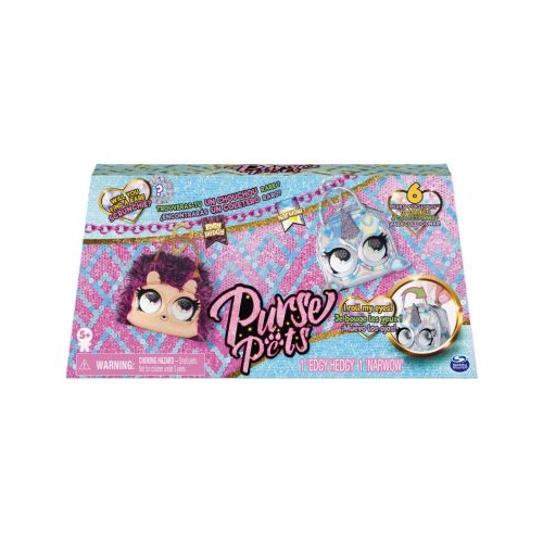 Purse Pets Gentute Micro Edgy Hedgy si Narwow, Spin Master