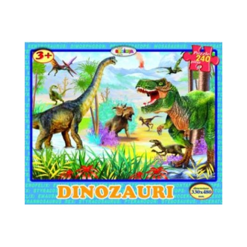 Puzzle Dinozauri, editura Dorinta. Puzzle pentru copii.