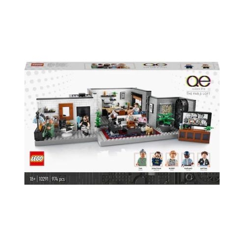 LEGO Creator Expert. Queer Eye. Loftul celor cinci fabulosi 10291, 974 piese