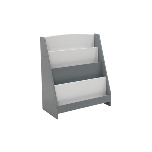 Raft depozitare carti, gri, MDF, U-Grow