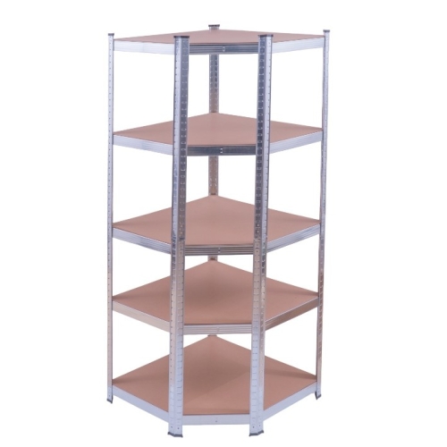 Raft de colț galvanizat 70x45x180 cm pentru depozitare, ROTOR