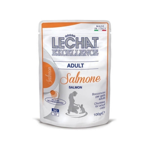 Monge Hrana Umeda Pentru Pisici, LeChat Excellence Adult, Cu Somon, 100 g