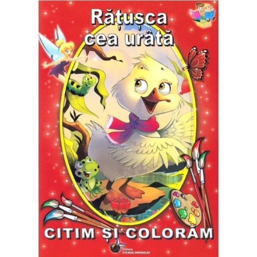 Citim si coloram - Ratusca cea Urata, Eduard, Lecturi, Povesti pentru copii