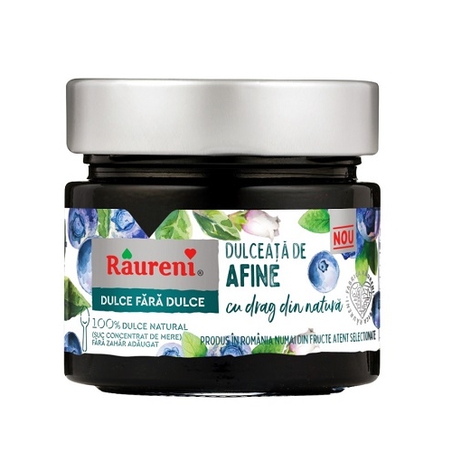 Dulceata afine fara zahar 240g, Raureni
