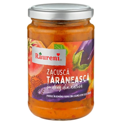 Zacusca taraneasca, 700 g, Raureni Conserve Raureni