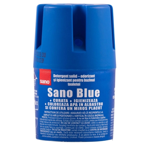 Sano Odorizant solid pentru rezervorul toaletei, Albastru, 150gpe grupdzc.ro✅. Descopera gama copleta de produse la oferte speciale✅!