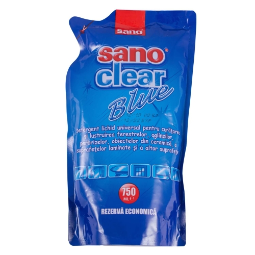 Sano Rezerva Solutie geamuri Clear Blue, 750mlpe grupdzc.ro✅. Descopera gama copleta de produse la oferte speciale✅!