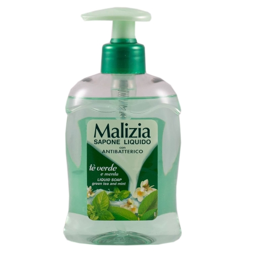 Malizia Sapun lichid antibacterian ceai verde si menta, 300 mlpe grupdzc.ro✅. Descopera gama copleta de produse la oferte speciale✅!