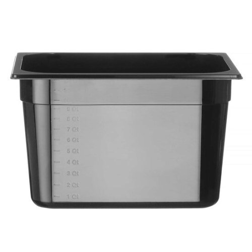 Recipient Gastronom GN 1/2 COOL, HENDI, COOL, GN 1/2, 11.9 l, Negru, 325x265x(H)200mm