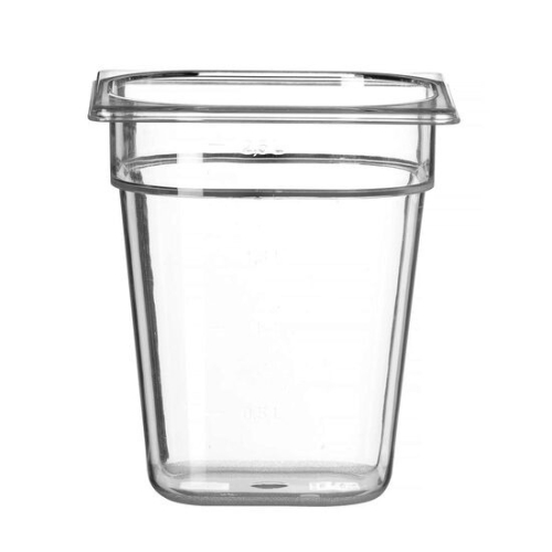 Recipient Gastronorm 1/6 COOL, HENDI, COOL, 2.8 l, Transparent, 176x162x(H)200mm