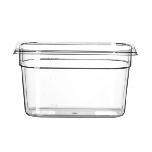 Recipient GN 1/4 COOL, HENDI, COOL, GN 1/4, 3.8 l, Transparent, 265x163x(H)150mm