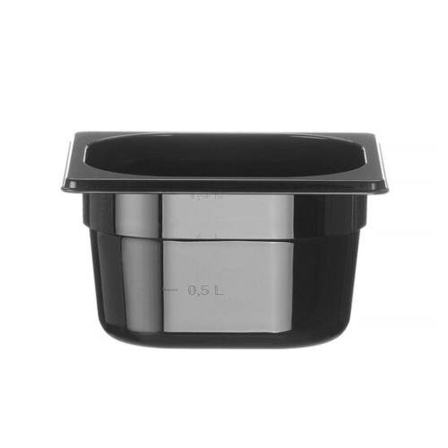 Recipient GN 1/6 COOL, HENDI, COOL, 1.6 l, Negru, 176x162x(H)100mm