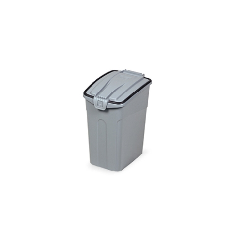 FOP Recipient Pentru Hrana Uscata, Oto, 16 l/ 25 x 16 x 34 cm, Diverse Culori: Alb - Gri, S10090200
