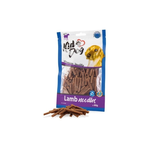 KidDog Recompense Pentru Caini/Pisici, Noodles Cu Miel, 80 g, A04987