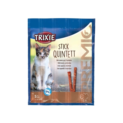 Trixie Recompense Pentru Pisici, Premio Stick Quintett, Miel Si Curcan, 5 x 5 g, 42723