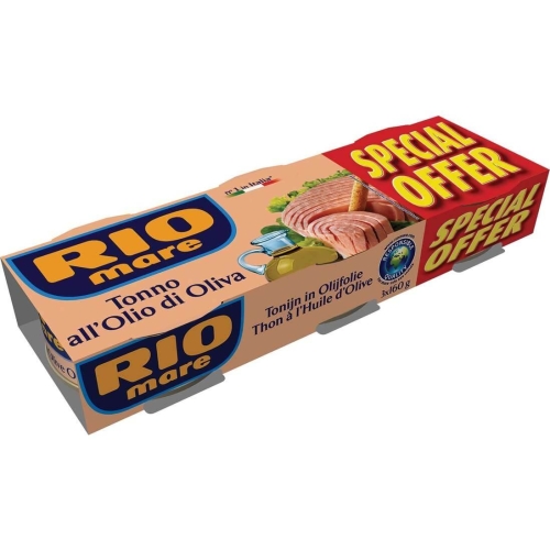 Rio Mare Ton in Ulei de Masline 3 x 160 gpe grupdzc.ro✅. Descopera gama copleta de produse la oferte speciale✅!