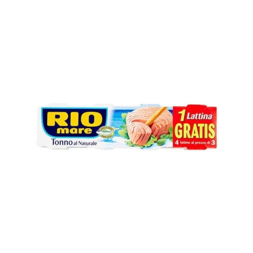 Rio Mare Ton Natur 4x 80 g,200gpe grupdzc.ro✅. Descopera gama copleta de produse la oferte speciale✅!