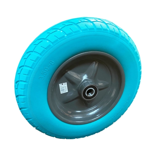 Roata Broman 3.50-8 spuma, rulment si ax 20