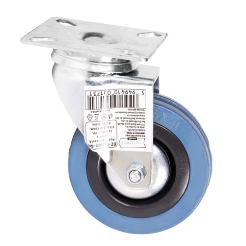 Roata pivotanta Detoolz, cauciuc+PP 75x21mm G01