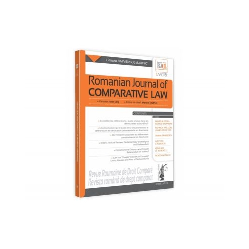 Romanian Journal of Comparative Law 1-2018