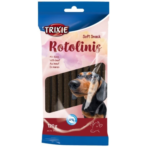 Recompense Pentru Caini, Batoane Moi Rotolinis Cu Vita, 12 cm, 120 g, 31771