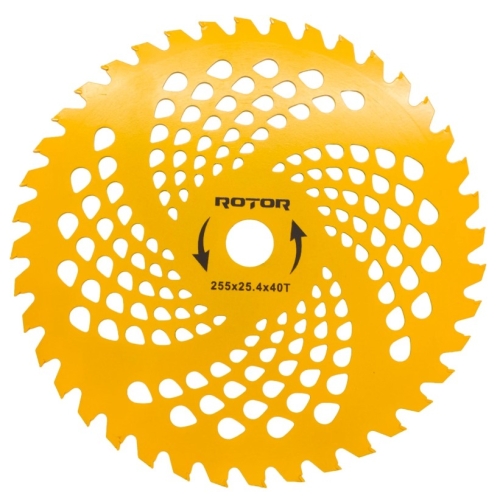 Disc motocoasa Premium cu dinti Vidia 40T 255×25.4×1.5mm, Rotor