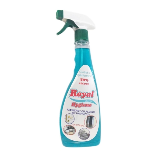 Royal Solutie igienizanta multisuprafete 70% alcool, 500 ml