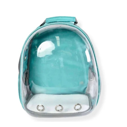 Rucsac Transport Verde Transparent 31x42x28 cm 4DOG 