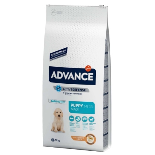 Hrana uscata Caini, 12 kg, Advance Maxi Puppy Protect