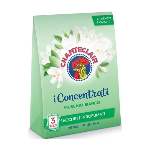 Saculeti Parfumati Haine Mosc Alb 3 buc. 3x12g, Chante Clair
