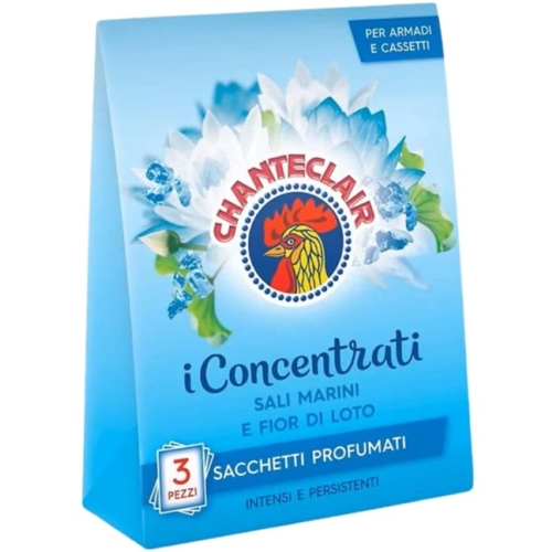 Saculeti Parfumati Haine Saruri de Mare si Floare de Lotus 3 buc. 3x12g, Chante Clair