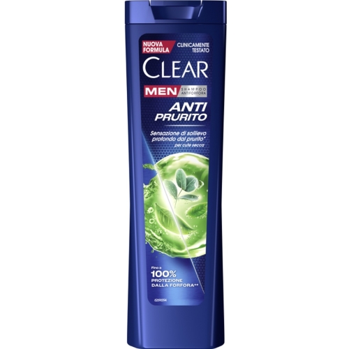 Sampon anti-mancarime si anti-matreata 225 ml, ANTIPRURITO CLEAR MEN cu ceai verde