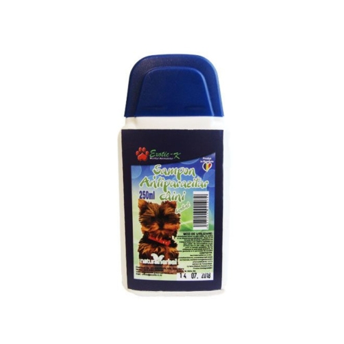 Exotic-K Sampon Antiparazitar Herbal Exo, Caini, 250 ml