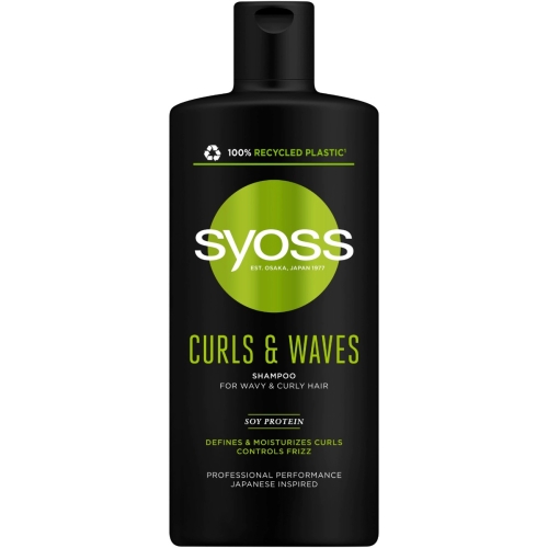 Sampon pentru par ondulat, Curls&Waves 440 ml, Syoss Sampon de par Syoss grupdzc