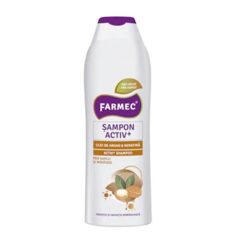 Sampon activ ulei de argan si keratina, 400ml, Farmec