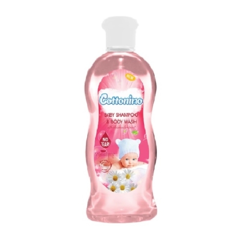 Sampon&gel de dus pentru bebelusi cu extract de musetel 300 ml, Cottonino	