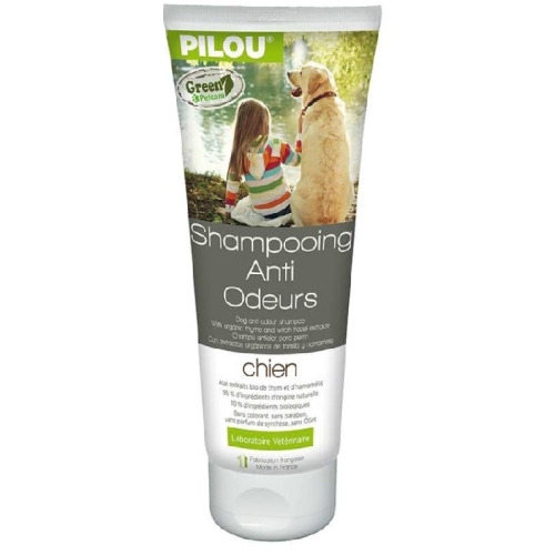 Sampon Organic pentru caini, anti-miros urat, 200 ml, Pilou